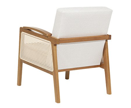 Poltrona Roma de Eucalipto em Linho | Westwing