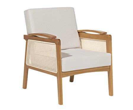 Poltrona Roma de Eucalipto em Linho | Westwing