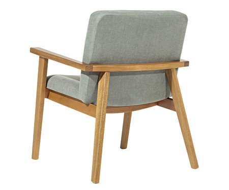 Poltrona Milão de Eucalipto em Linho | Westwing