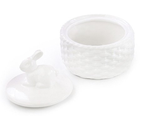 Pote Decorativo com Coelho Branco | Westwing