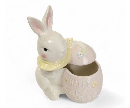 Coelho com Tampa Sweet Branco e Rosa | Westwing