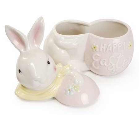 Coelho com Tampa Sweet Branco e Rosa | Westwing