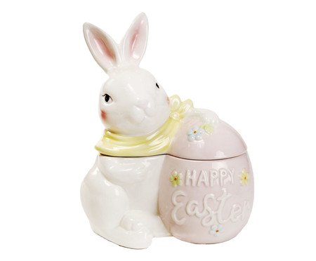 Coelho com Tampa Sweet Branco e Rosa | Westwing