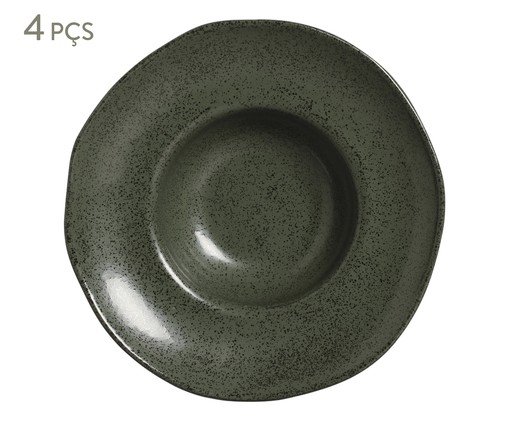 Jogo de Pratos para Massa Orgânico Greenery Verde, green | WestwingNow