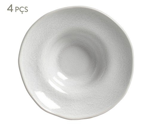 Jogo de Pratos para Massa Orgânico Luz Cinza, grey | WestwingNow