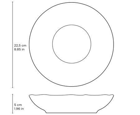 Jogo de Pratos Fundo Bio Mar Azul | Westwing