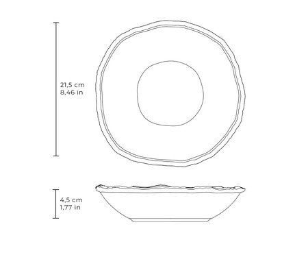 Jogo de Pratos Fundo Orgânico Eco Jade Verde | Westwing