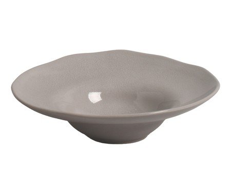 Jogo de Pratos para Massa Orgânico Bruma Cinza | Westwing
