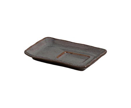 Jogo de Travessas Orgânico Eco Basalto Azul | Westwing