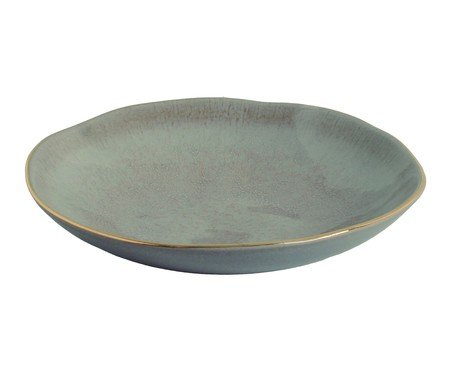 Jogo de Pratos Fundo Orgânico Shimeji Gold Cinza | Westwing