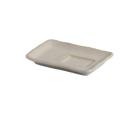 Jogo de Travessas Orgânico Eco Arenito Branco | Westwing