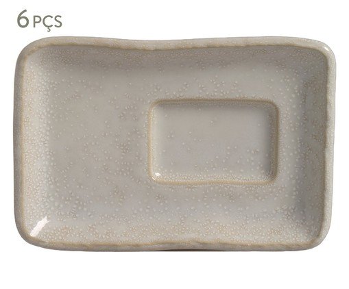 Jogo de Travessas Orgânico Eco Arenito Branco, white | WestwingNow