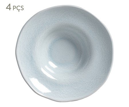 Jogo de Pratos para Massa Orgânico Ceu Azul | Westwing