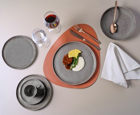 Jogo de Xícaras para Café Bio Shimeji Cinza | Westwing