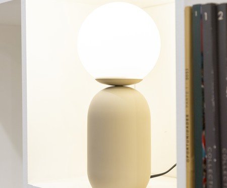 Abajur Cuica Bege e Opalino | Westwing