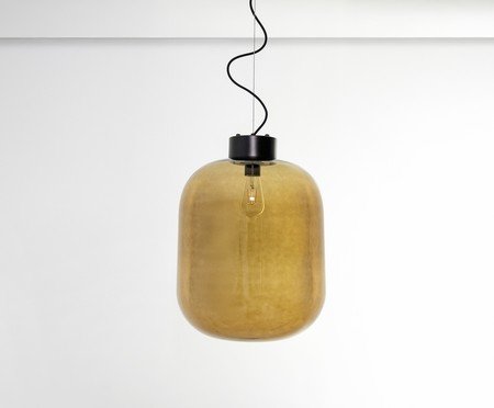 Pendente Bonbonne Marrom e Preto | Westwing