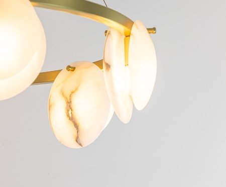 Pendente Mond Latao e Natural | Westwing