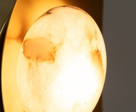 Arandela Ostic Dourado e Natural | Westwing
