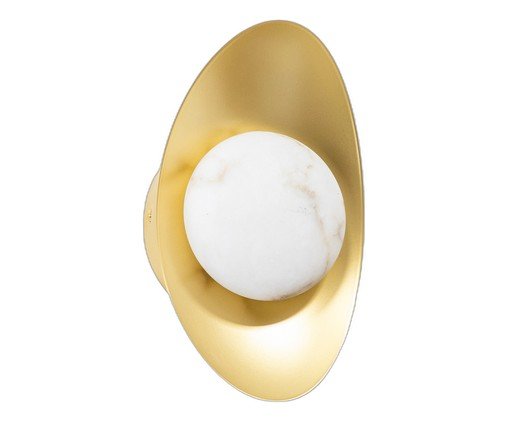 Arandela Ostic Dourado e Natural, gold | WestwingNow