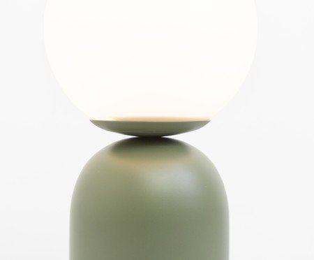 Abajur Cuica Verde e Opalino | Westwing