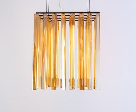 Pendente Toble Ambar e Preto | Westwing