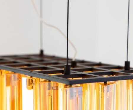 Pendente Toble Ambar e Preto | Westwing