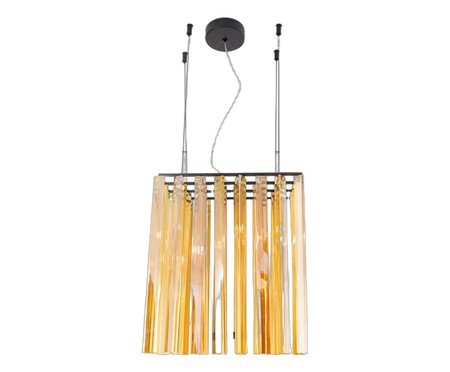 Pendente Toble Ambar e Preto | Westwing