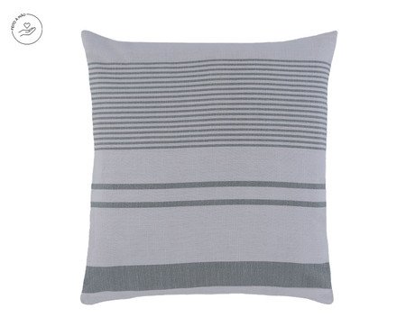 Capa de Almofada Avani Off-White e Verde | Westwing