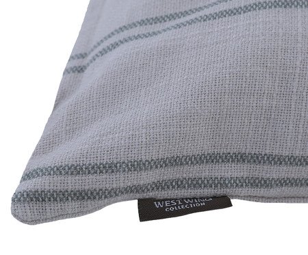 Capa de Almofada Asha Off-White e Verde | Westwing