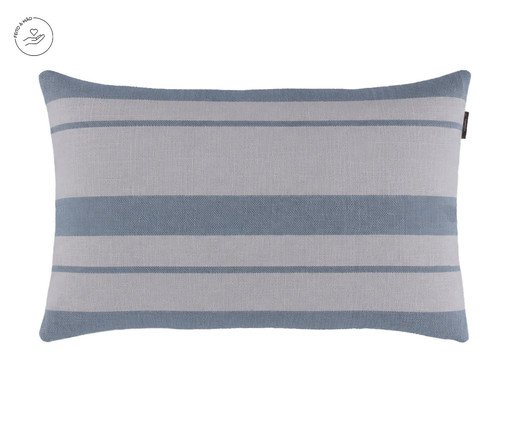 Capa de Almofada Leya Off_whitee Azul, blue | WestwingNow