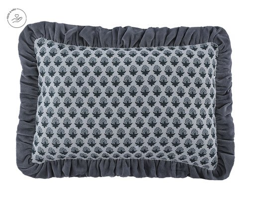 Capa de Almofada Amalye Cinza, blue | WestwingNow