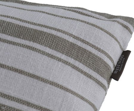 Capa de Almofada Chandni OffWhite e Verde | Westwing