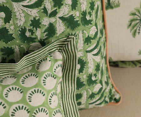 Capa de Almofada Bakha Verde | Westwing