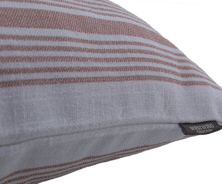 Capa de Almofada Sitara Off-White e Terracota | Westwing