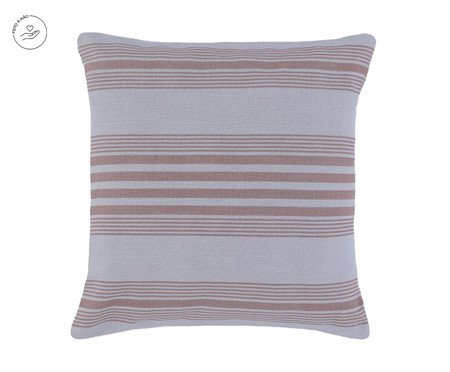 Capa de Almofada Sitara Off-White e Terracota | Westwing