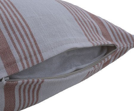 Capa de Almofada Sitara Off-White e Terracota | Westwing