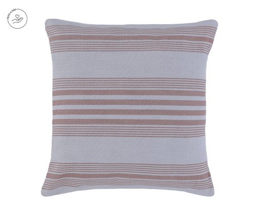 Capa de Almofada Sitara Off-White e Terracota, Terracotta | WestwingNow