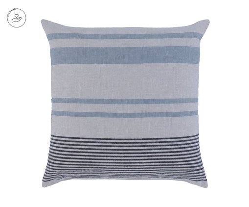 Capa de Almofada Avani Off-White e Azul, blue | WestwingNow