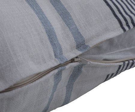 Capa de Almofada Avani Off-White e Azul | Westwing