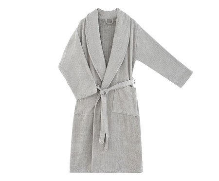 Roupão Stripes Mod Cinza | Westwing