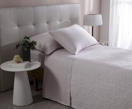 Jogo de Lençol Gran Percalle Classic Rosa | Westwing