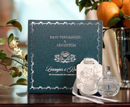 Jogo de Aromatizador e Gesso Laranjas e Realeza | Westwing