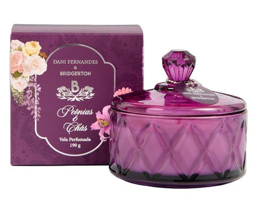 Vela Perfumada Peônias e Chás, purple | WestwingNow