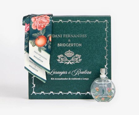 Jogo de Aromatizador e Lenço Laranjas e Realeza | Westwing