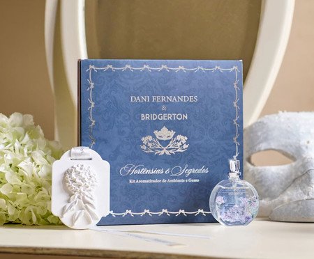 Jogo de Aromatizador e Gesso Hortênsias e Segredos | Westwing