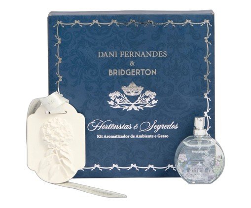 Jogo de Aromatizador e Gesso Hortênsias e Segredos, multicolor | WestwingNow