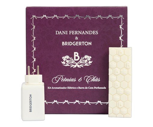 Jogo de Difusor Elétrico e Barra de Cera Peônias e Chás, white | WestwingNow