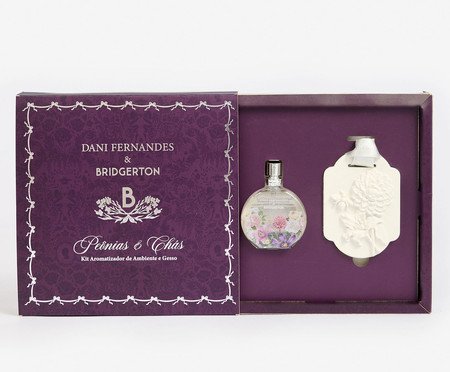Jogo de Aromatizador e Gesso Peônias e Chás | Westwing