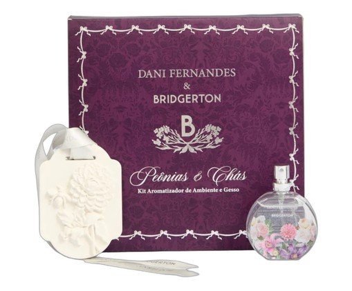 Jogo de Aromatizador e Gesso Peônias e Chás, multicolor | WestwingNow
