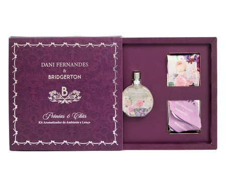 Jogo de Aromatizador e Lenço Peônias e Chás | Westwing